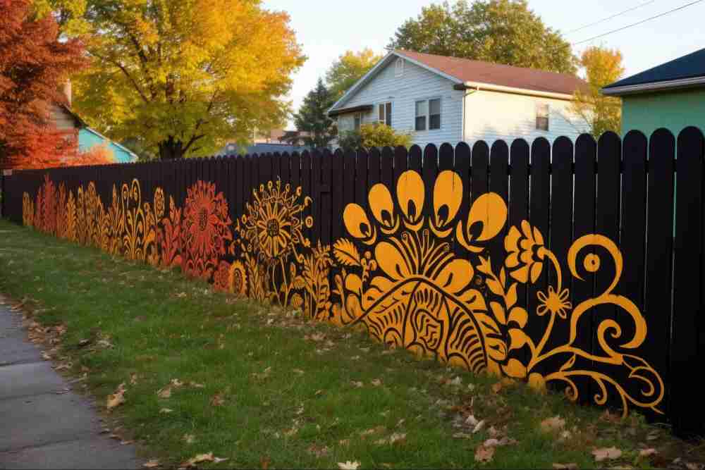 Fence painting